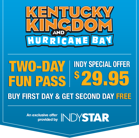 two-day fun pass, Indy special offer